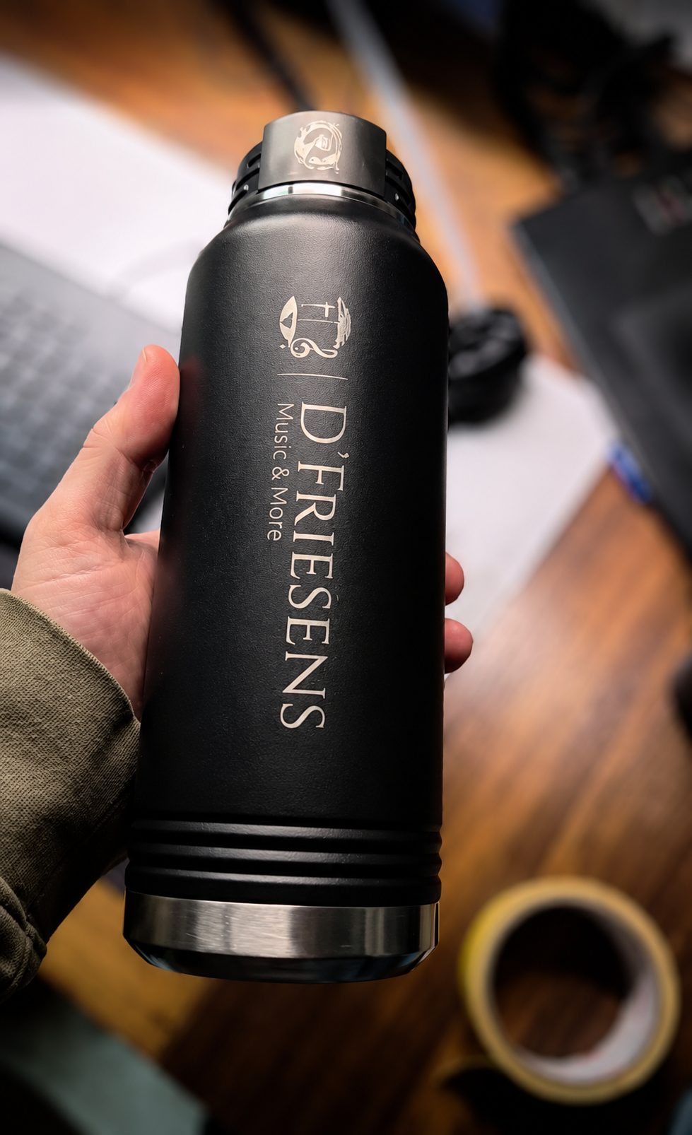Customer supplied bottle engraving
